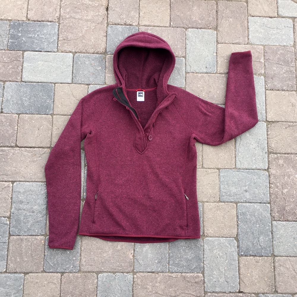 THE NORTH FACE QUARTER ZIP FLEECE HOODIE